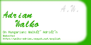 adrian walko business card